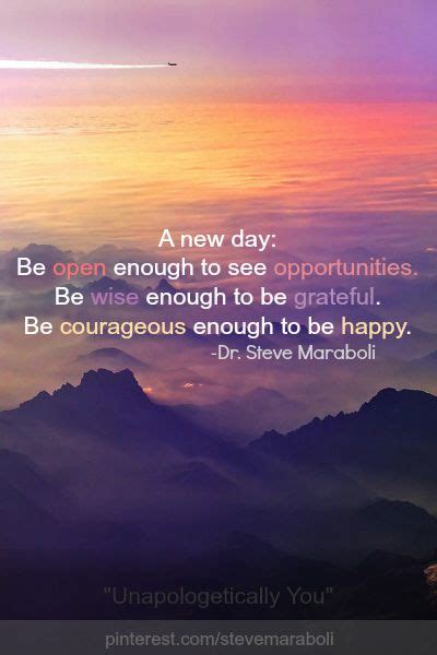 A New Day Quote Steve Maraboli New Day Quotes