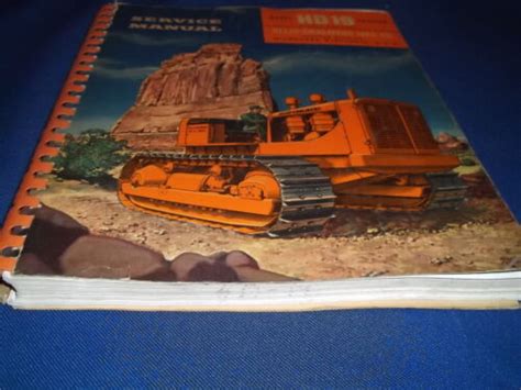 Allis Chalmers Hd19 Dozer Tractor Service Shop Workshop Repair Book