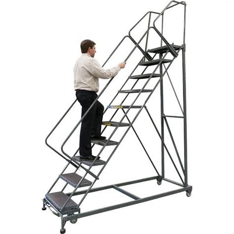Ballymore 7 Step Steel Step Ladder 103 High Msc Industrial Supply Co