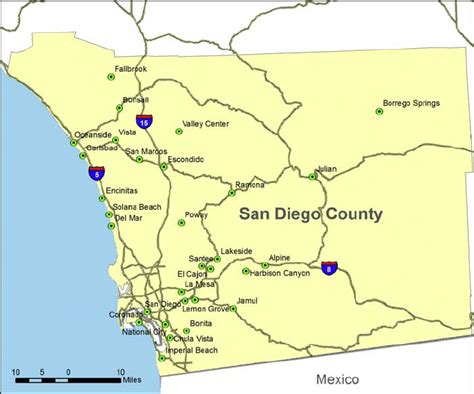 30 Map Of San Diego County Maps Database Source