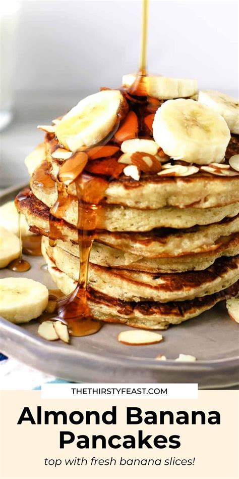 These Almond Banana Pancakes Are Perfect For Weekend Breakfasts Forget