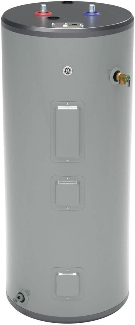 Ge 40 Gallon Gray Electric Water Heater Ge40s08bam Carmonas