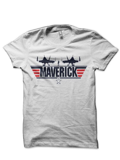 Top Gun Maverick White T Shirt Swag Shirts