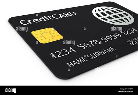 Credit Card Perspective View Of A Credit Card Stock Photo Alamy