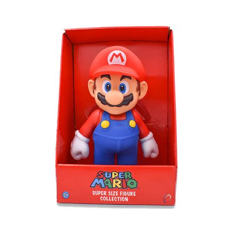 Super Mario Bros Mario Figura Colección 20 Cm Pvc En Caja