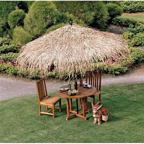 Or go all out with tiki torches, hula skirts, and hawaiian shirts! Tiki Hut Structures and Furniture Pieces for Homes ...