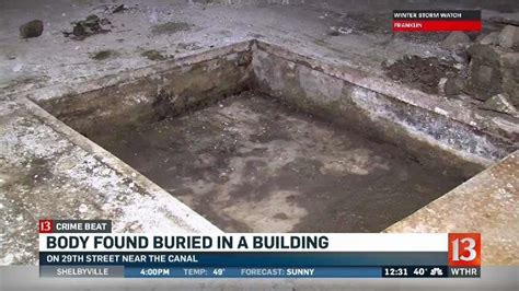 Police Investigate Body Found Buried In Concrete