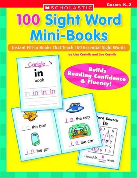 100 Sight Word Mini Books Scholastic Shop