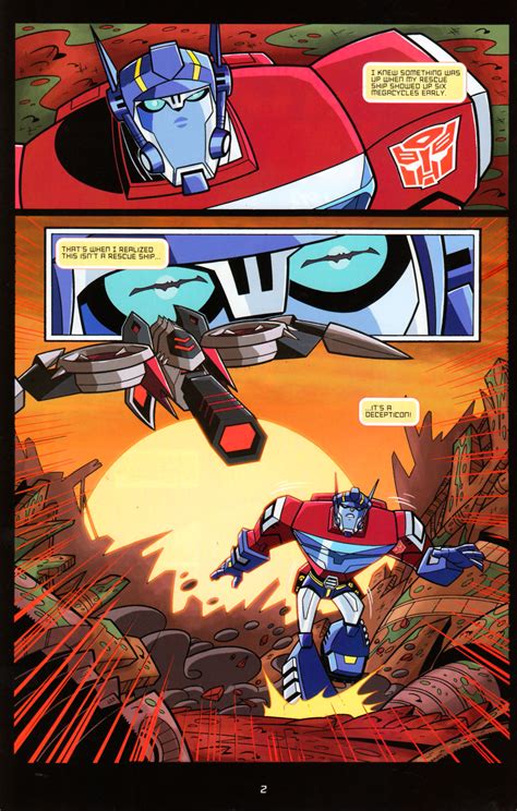 Transformers Animated The Arrival 005 2008 Read All Comics Online