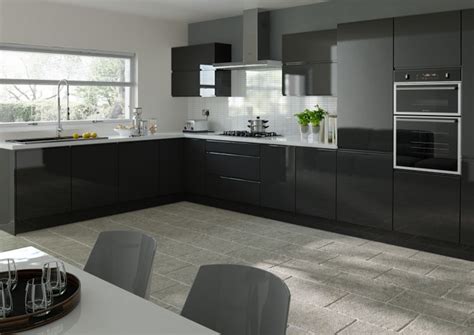 Dark kitchen cabinet colours (dark grey and black kitchen designs) if you love dark colours in a fitted kitchen such as anthracite, dark grey. Why Handles Can Make All the Difference to Your Kitchen Doors | Kitchen Door Workshop