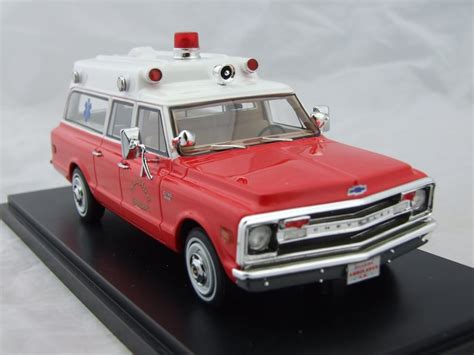 1970 chevrolet suburban ambulance neo scale models 1 43 etsy