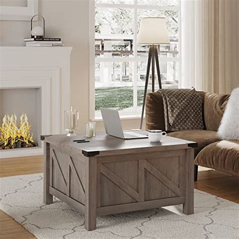 Best Square Farmhouse Coffee Table With Storage