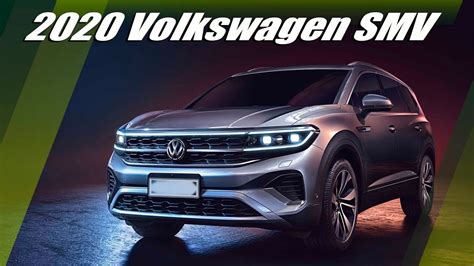 Volkswagen unveiled its first electric suv, the id.4, wednesday. 2020 Volkswagen SMV - Biggest VW SUV Ever - YouTube