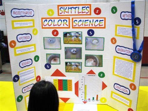 Skittles Science Fair Project Instructions Elementary Science Fair