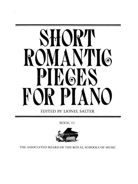 Short Romantic Pieces For Piano Book Iii Pdf