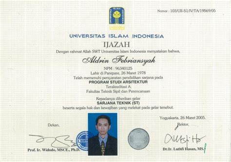 Pada gambar terlihat terdapat dua nomor universitas dan nomor fakultas. Contoh Format Ijazah S1 Download - Guru Ilmu Sosial