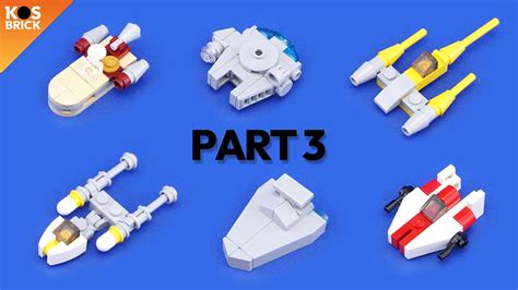 Lego Star Wars Ships Mini Vehicles Part Tutorial Youtube