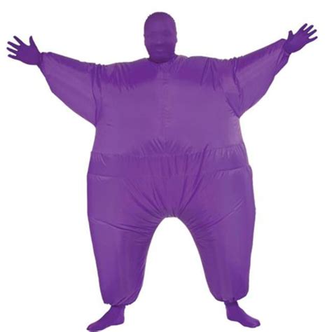 Costumes For All Occasions Ru887114 Inflatable Skin Suit Adult Pur