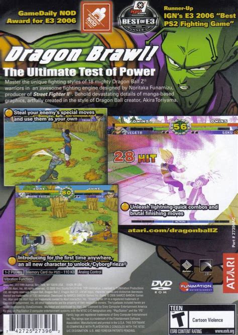 Check spelling or type a new query. Super Dragon Ball Z Sony Playstation 2 Game