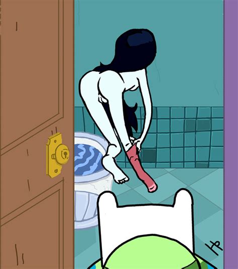 Rule 34 Adventure Time Ass Backpack Bag Bath Bathroom Bathtub Bent Over Blonde Hair Butt