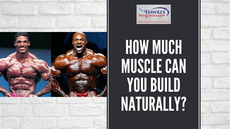 How Much Muscle Can You Build Naturally