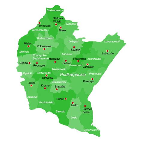 Rzeszów już od kilku lat znajduje się na mapie najbardziej interesujących polskich miast. Powiaty w Polsce - mapa powiatów