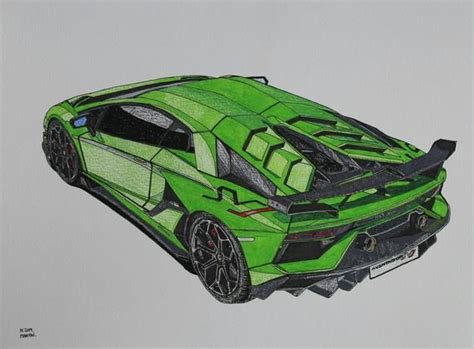Lamborghini Aventador Svj Coloring Page Franklin Morrisons Coloring