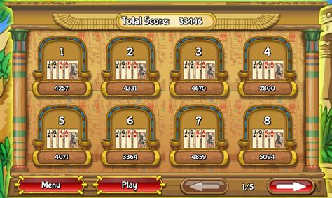 🕹️ Play Egypt Pyramid Solitaire Game Free Online Ancient Egyptian