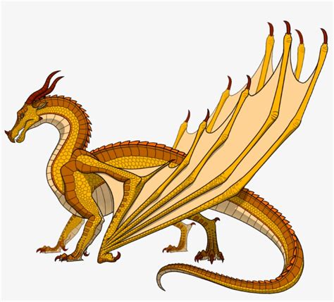 Flashover Official Artwork Wings Of Fire Dragons Skywing Png Image
