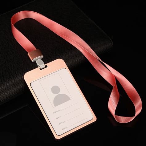Aluminium Alloy ID Card Holder DPY 008 Lanyards ID Card Holders