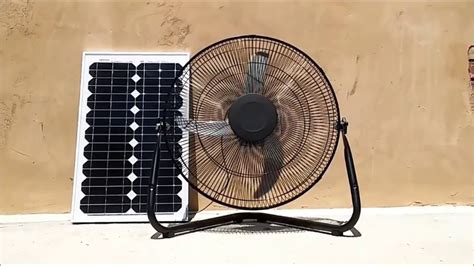 The Large 12 Volt Solar Fan Youtube