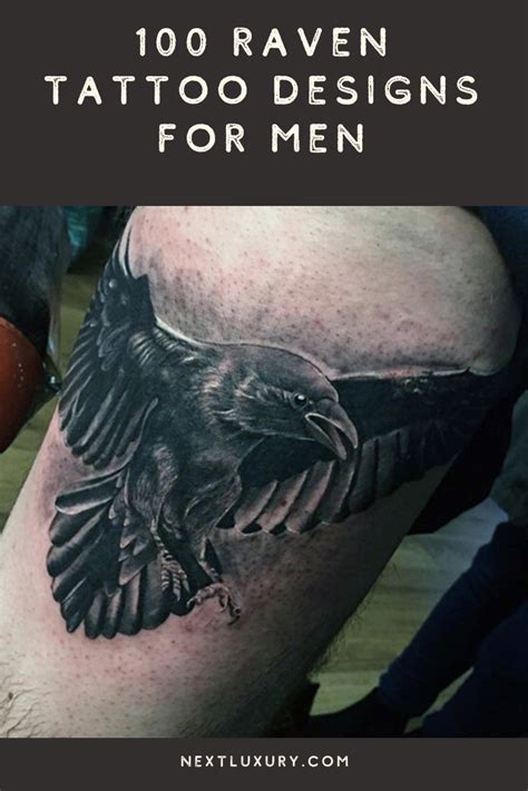A Raven Tattoo Can Evolve Any Guys Mystique To Make Him Suddenly Exude