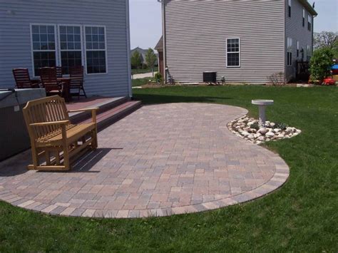 Curved Columbus Paver Patio Columbus Decks Porches And Patios By