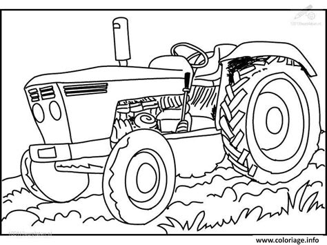 Coloriage Tracteur 50 Dessin