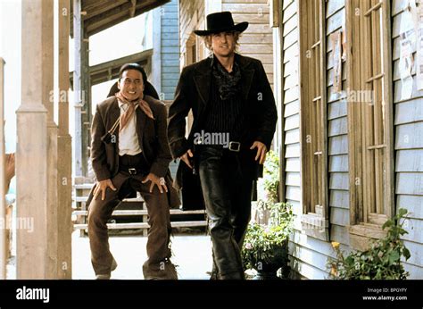 Jackie Chan And Owen Wilson Shanghai Noon 2000 Stock Photo Royalty Free