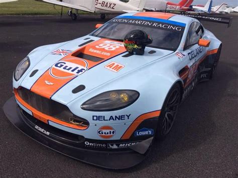 Aston Martin Race Car Gulf Racing Automobile Companies Le Mans Aston