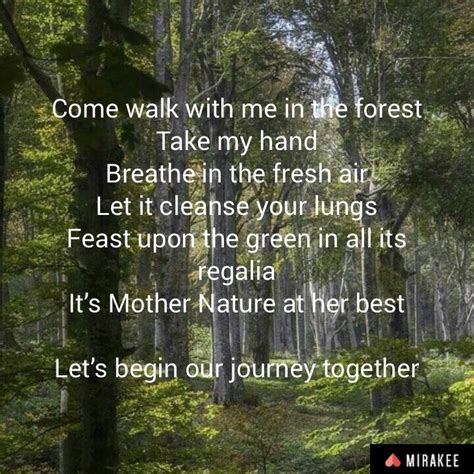 The Forest Writing Inspiration Poetry Poem Poems