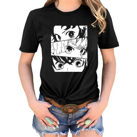 Demon Slayer Kamado Nezuko Anime T Shirt For Bold Girls Womens