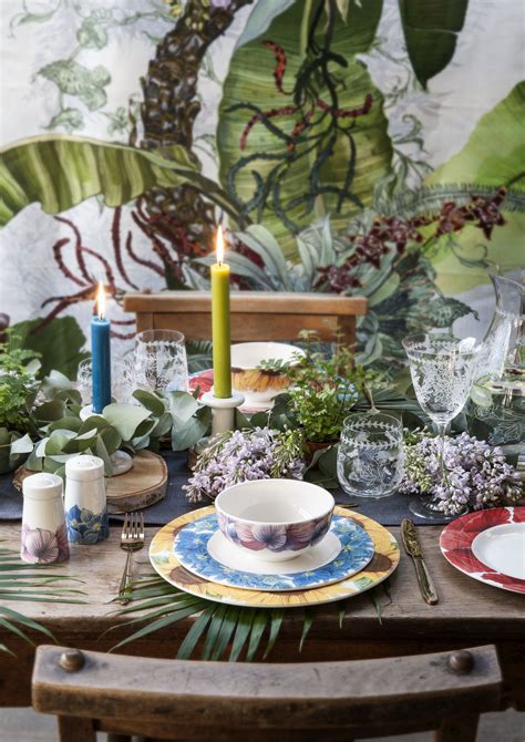 Botanic Blooms Table Setting Floral Table Setting Portmeirion