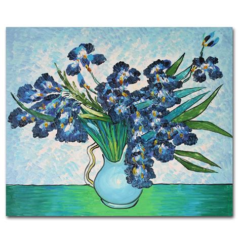 Muzagroo Art Van Gogh The Iris Painting Hand Painted On Canvas Decor