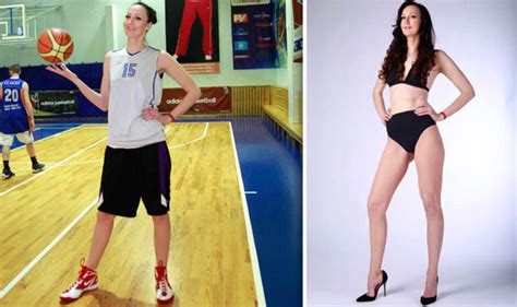 basketball olympic medallist wants to become world s tallest model