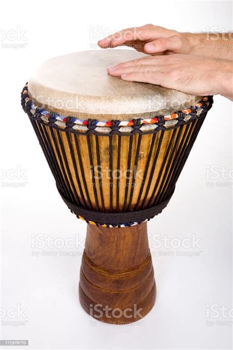Djembe Drum On White Stock Photo Download Image Now African Culture