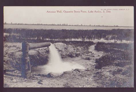 you have water mail: artesian well near Lake Andes, South Dakota