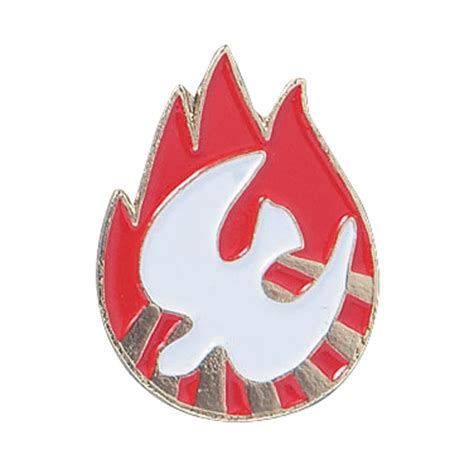 Dove In Flame Confirmation Lapel Pins 25pk Lapel Pins Catholic
