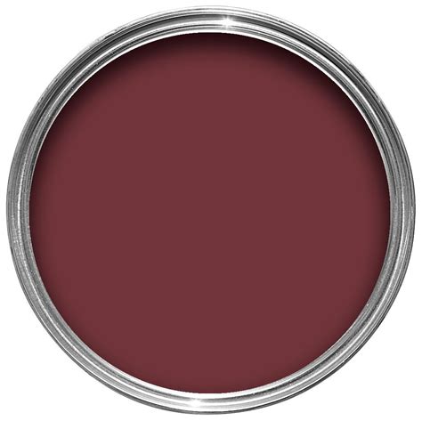 Crown Interior And Exterior Burgundy Gloss Wood And Metal Paint 750ml