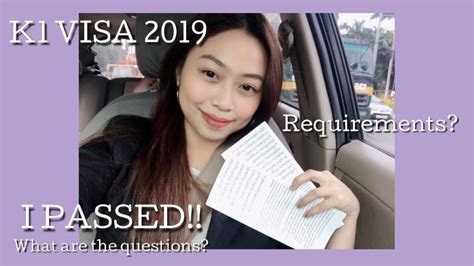 Interview At Us Embassy Manila K1 Visa 2019 Visa Journey Youtube