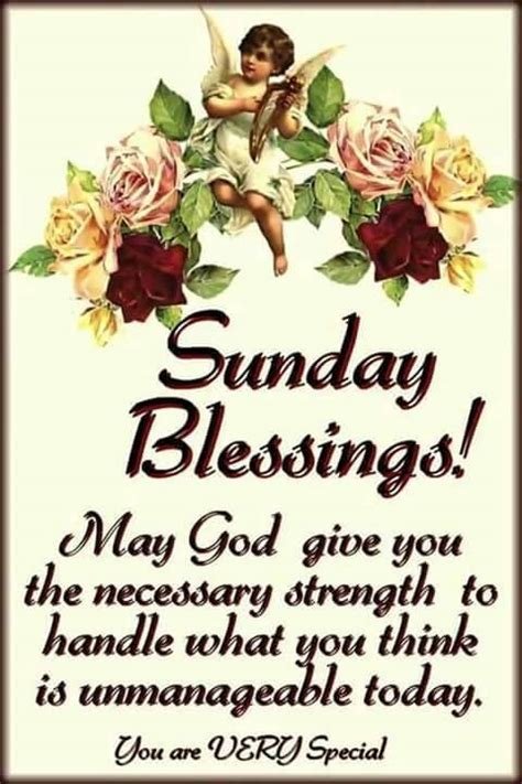 Gods Strength Sunday Blessing Quote Sunday Sunday Quotes Sunday
