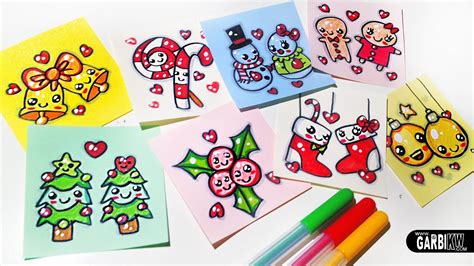 Merry Christmas Easy Drawings And Kawaii By Garbi Kw