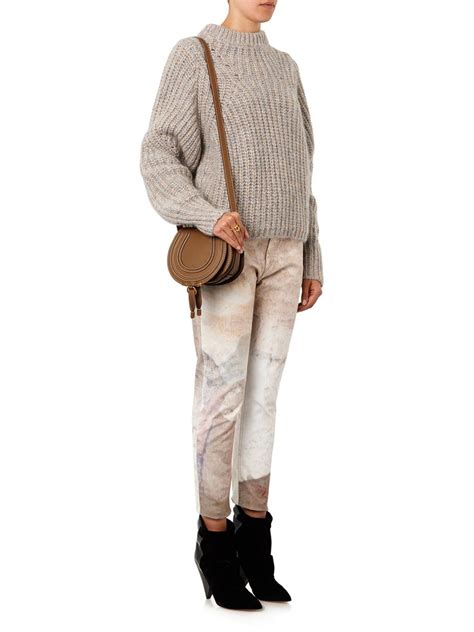 Lyst Isabel Marant Newt Chunkyknit Sweater In Natural