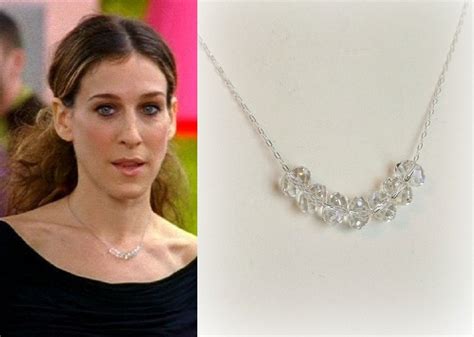 carrie bradshaw crystal necklace n556